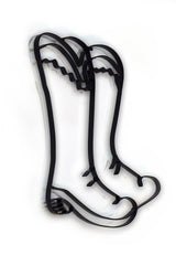 Cowboy Boots Metal Wall Decor and WAll Art Sculpture