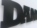 Dancer Word Metal Sign