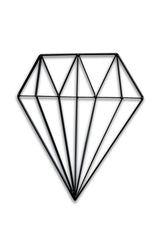 Diamond stone metal art