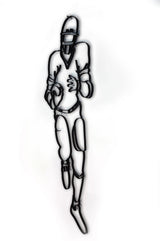 Football Metal Wall Decor and Running Back Wall Art