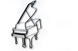 Grand Piano Metal Wall Decor and Music Wall Art