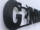 Gymnastics Word Metal Sign