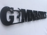 Gymnastics Word Metal Sign
