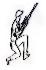 Hunter Metal Wall Decor and Wall Art Sculpture