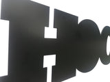Hockey Word Metal Sign