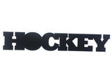 Hockey Word Metal Sign