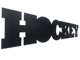 Hockey Word Metal Sign