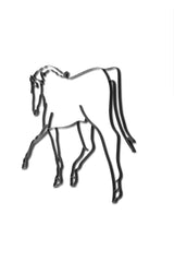 Horse metal wall decor and sculpture