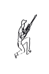 Hunter Metal Wall Decor and Wall Art Sculpture