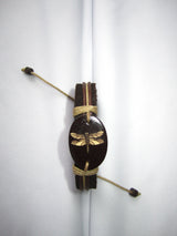 leather dragonfly bracelet