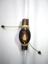 leather penguin bracelet