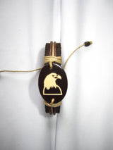 leather eagle bracelet