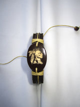 leather mohawk bracelet