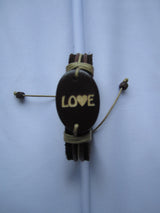 leather love bracelet