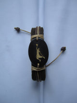 leather basketball bracelet player