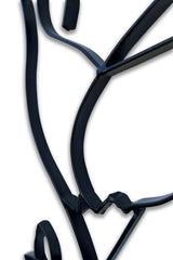 Rose Wall Art with Leaves