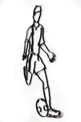 Soccer Metal Wall Decor and Soccer Player Wall Art
