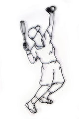 metal tennis wall decor male