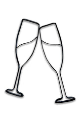 Wineglass Metal Art