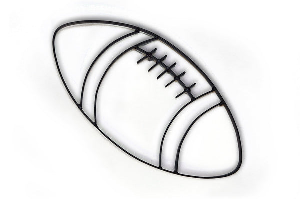 Football Metal Wall Decor