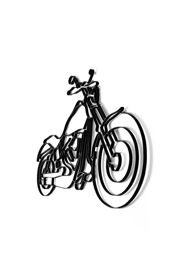Metal Harley Davidson or Motorcycle wall art and decor