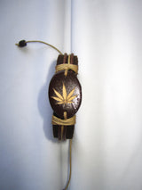 leather cannabis marijuana bracelet