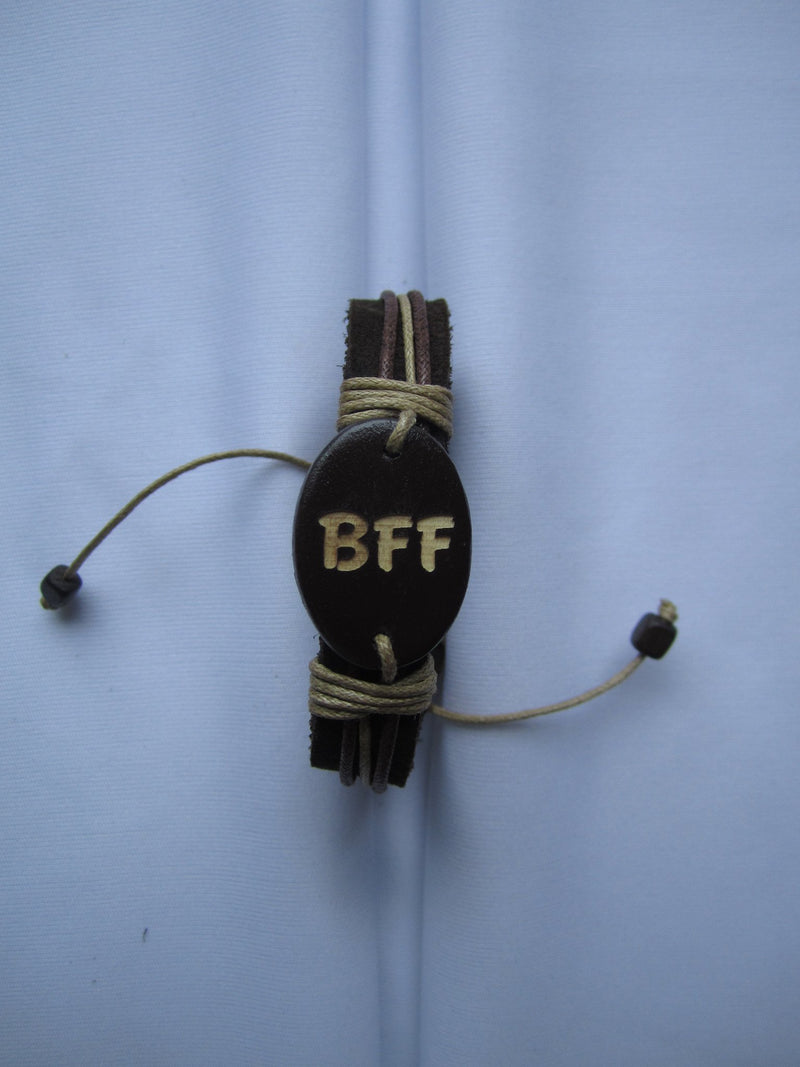 leather BFF bracelet 