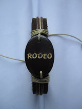 leather rodeo bracelet