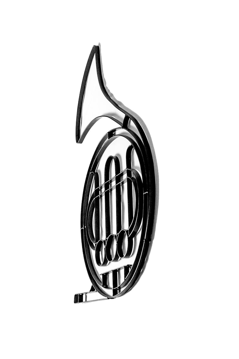 French Horn metal wall art and decor